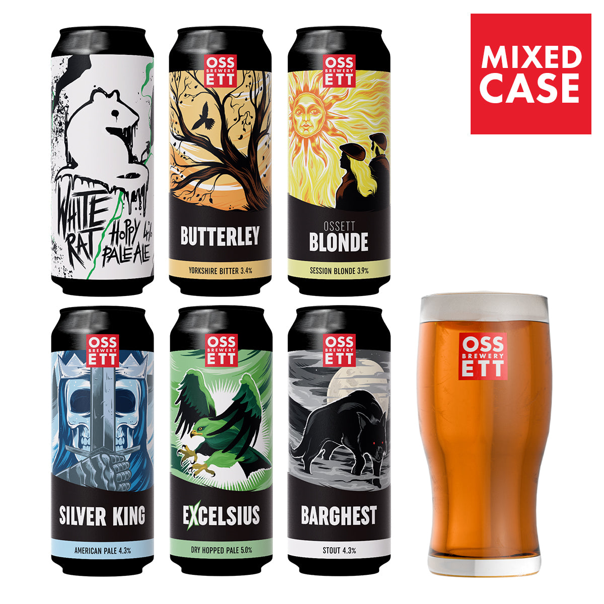 CORE TASTING PACK (6x500ml & Glass)