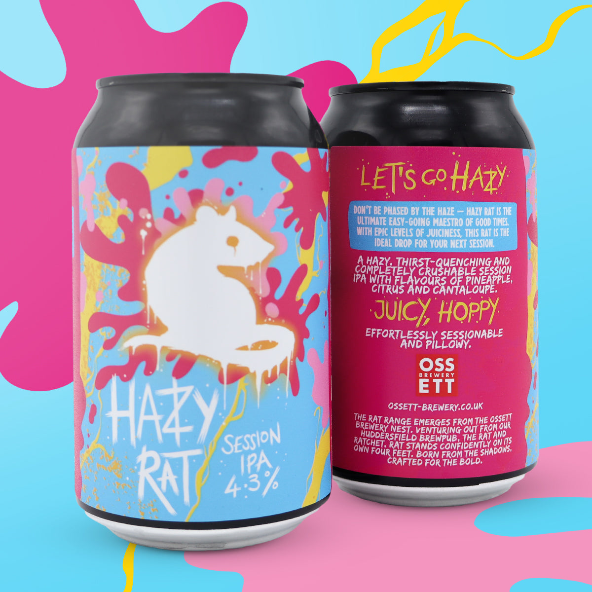 HAZY RAT 4.3% SESSION IPA (1x330ml)