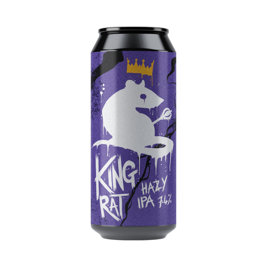 KING RAT 7.4% HAZY IPA (1x440ml)