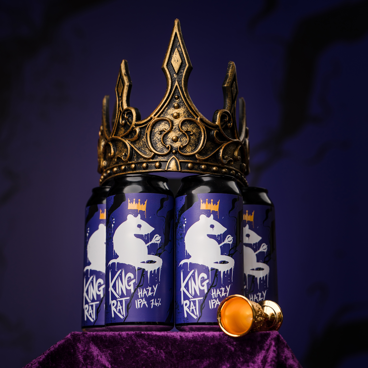 KING RAT 7.4% HAZY IPA (1x440ml)