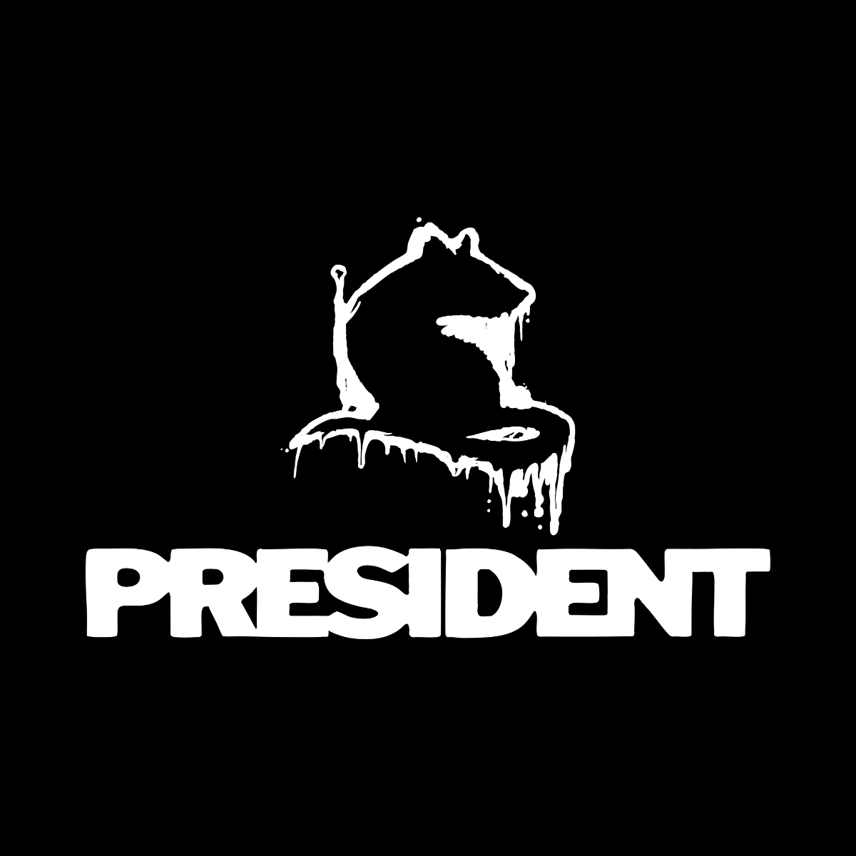 PRESIDENT KING OF TERRORS GLASS - BLACK