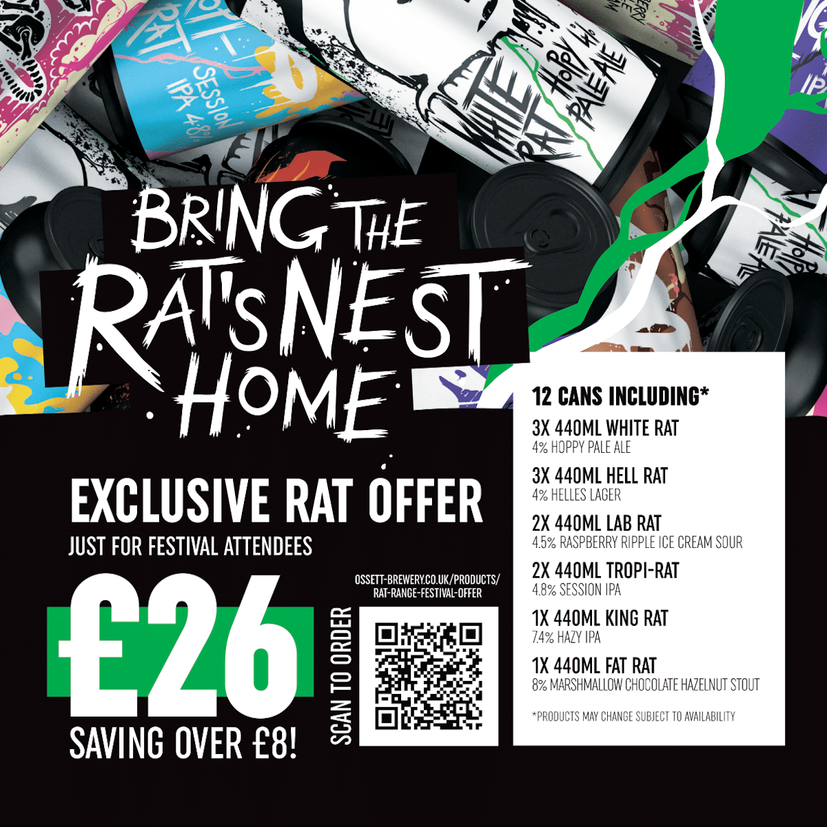 Rat Range Festival Offer