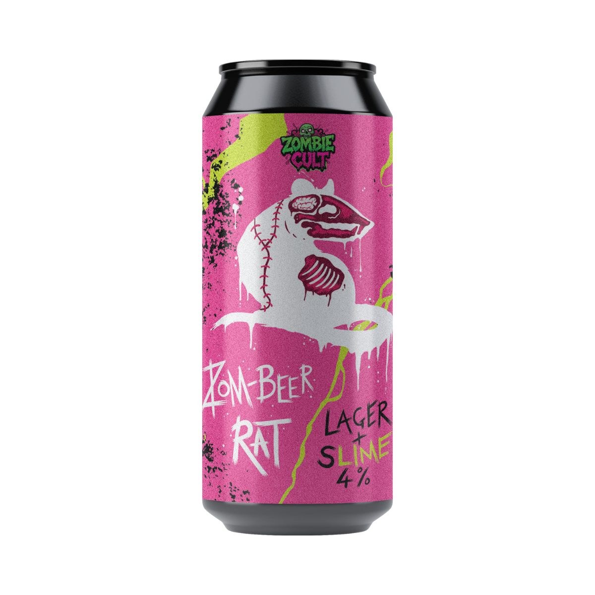 ZOM-BEER RAT 4.0% LAGER + SLIME (12x440ml) | ZOMBIE CULT