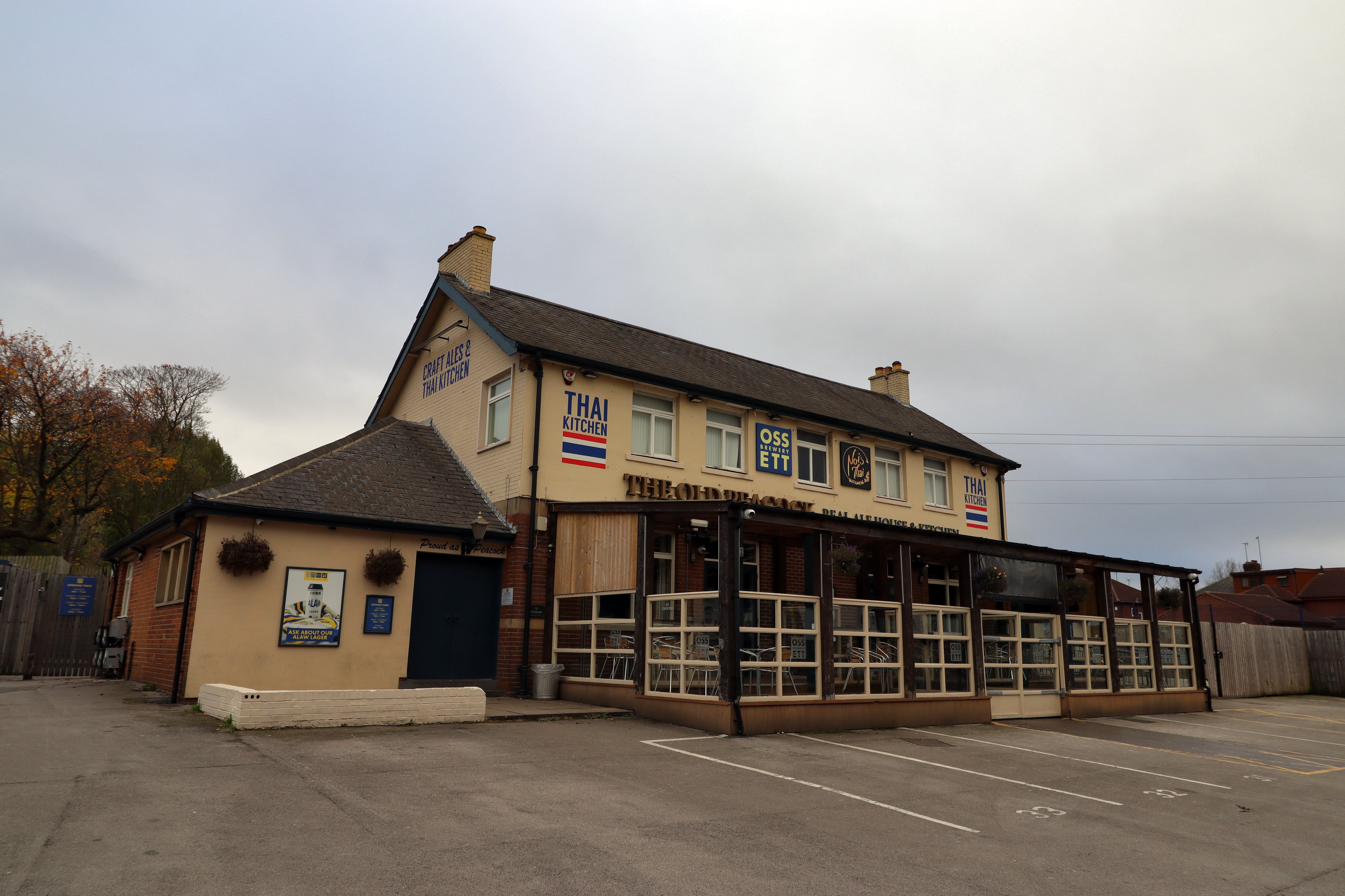 THE OLD PEACOCK — PROUD TO BE THE HEADQUARTERS OF ‘WILKO 92’