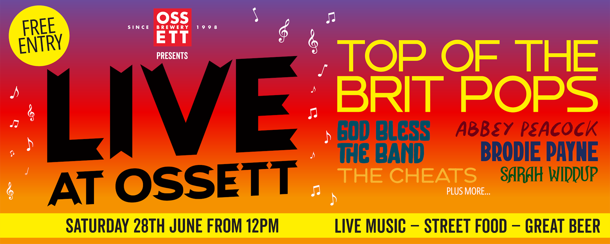 Ossett Brewery Presents Live At Ossett Music Festival