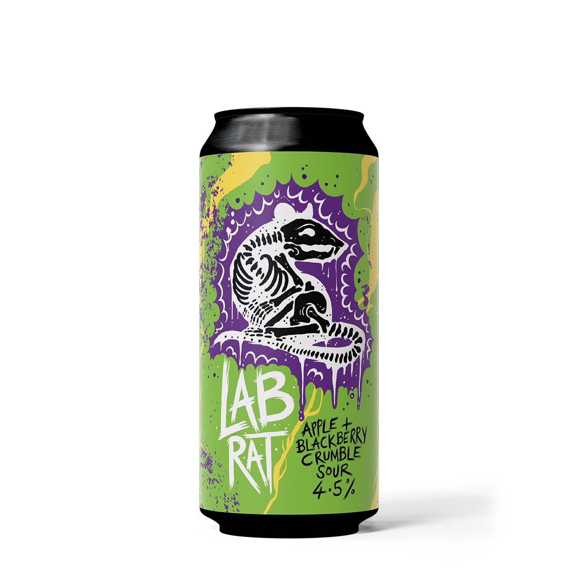 LAB RAT 4.5% APPLE + BLACKBERRY CRUMBLE SOUR (1x440ml)