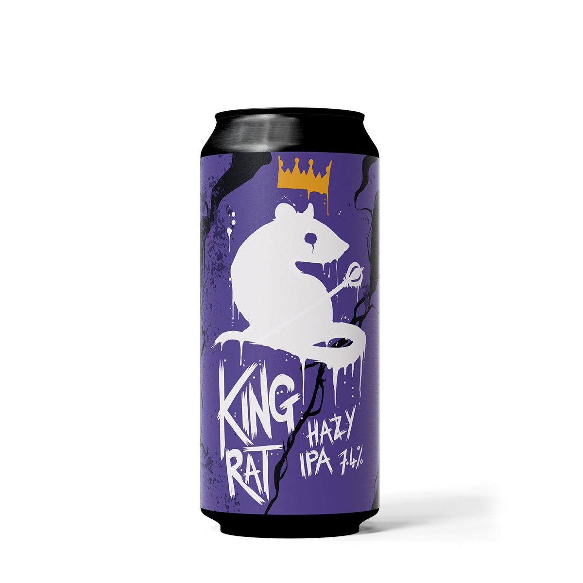 KING RAT 7.4% HAZY IPA (1x440ml)