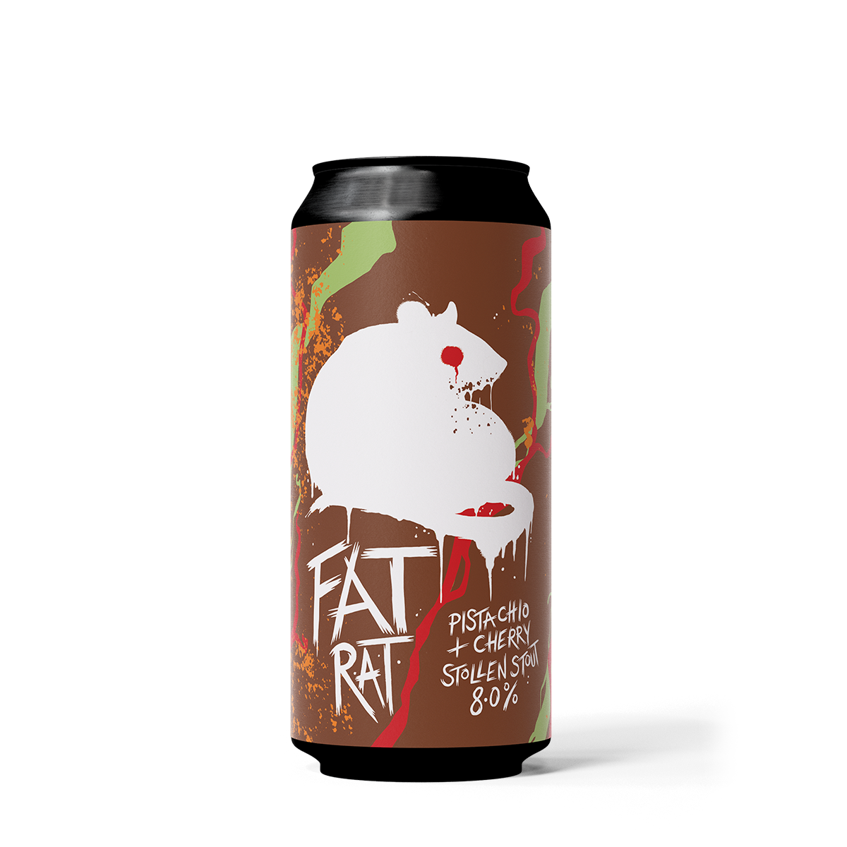 FAT RAT 8% PISTACHIO & CHERRY STOLLEN STOUT (1x440ml)