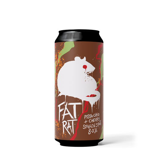 FAT RAT 8% PISTACHIO & CHERRY STOLLEN STOUT (1x440ml)