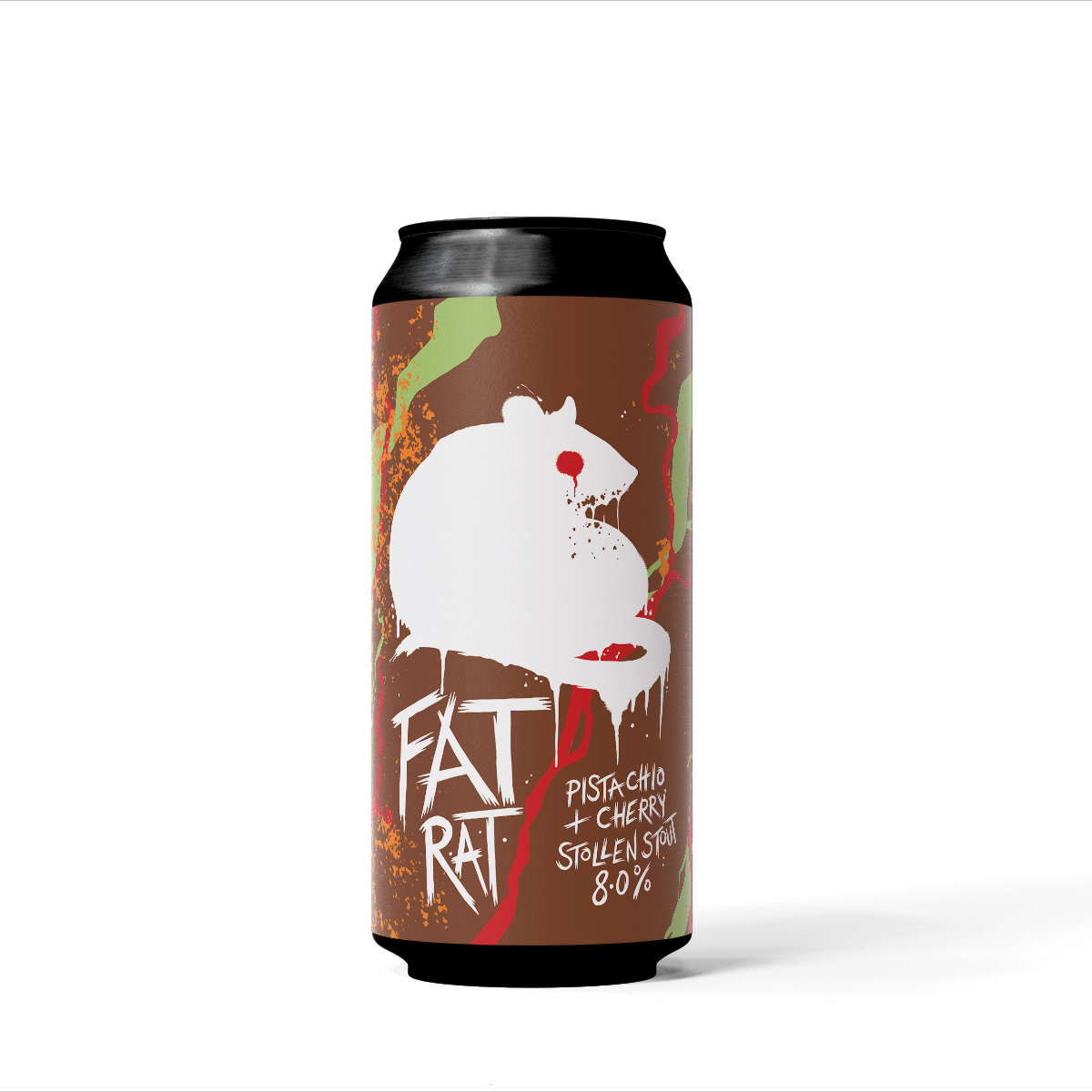 FAT RAT 8% PISTACHIO & CHERRY STOLLEN STOUT (1x440ml)