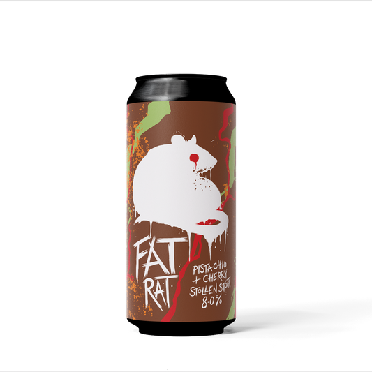FAT RAT 8% PISTACHIO & CHERRY STOLLEN STOUT (1x440ml)