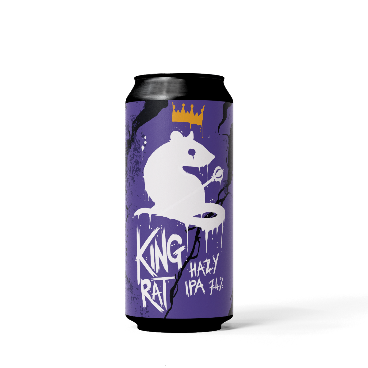 KING RAT 7.4% HAZY IPA (1x440ml)