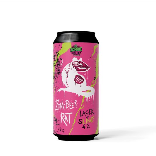 ZOM-BEER RAT 4% LAGER + SLIME (1x440ml) | ZOMBIE CULT