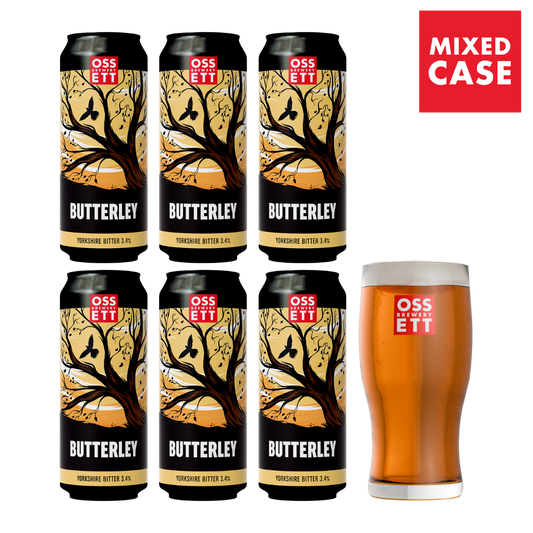 BUTTERLEY GIFT PACK (6x500ml & Glass)