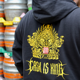 CASK IS KING PREMIUM ZIPPED HOODIE