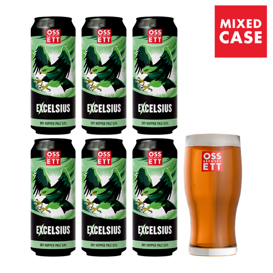 EXCELSIUS GIFT PACK (6x500ml & Glass)