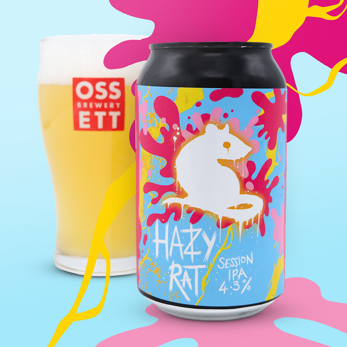 HAZY RAT 4.3% SESSION IPA (1x330ml)