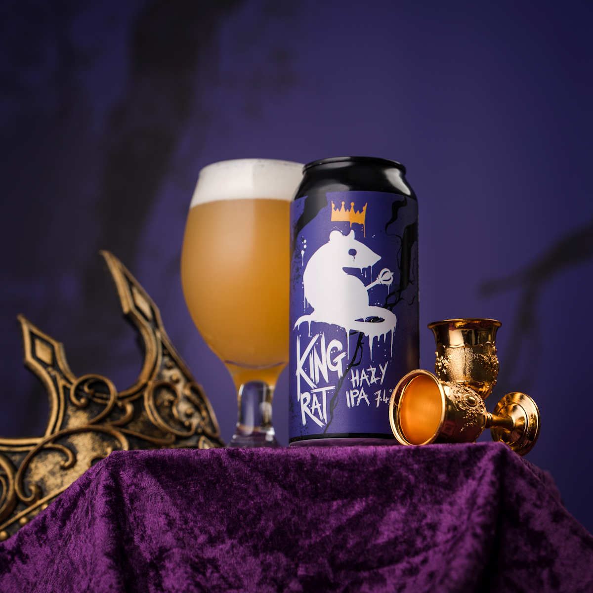 KING RAT 7.4% (1x440ml) Hazy IPA – Ossett Brewery