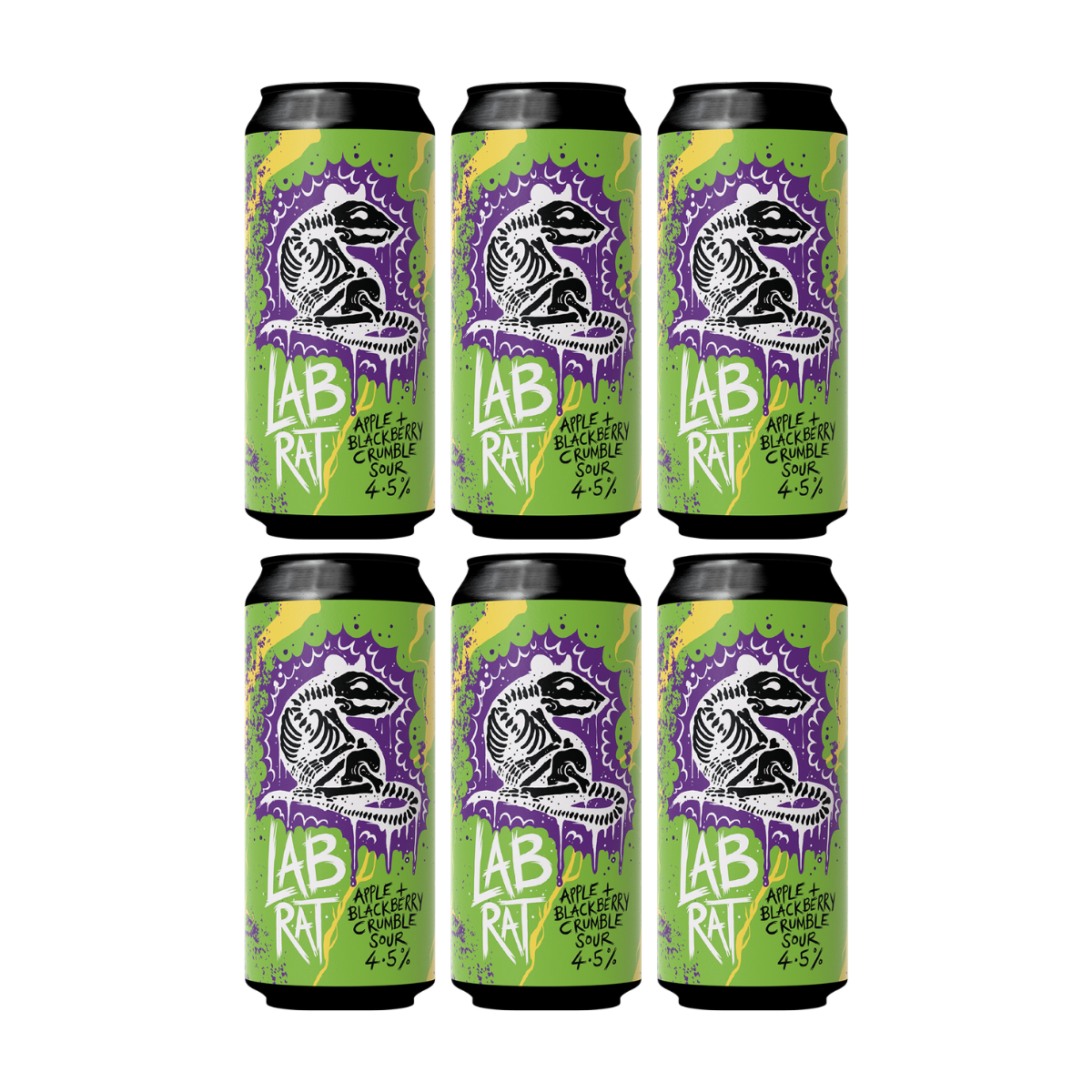 LAB RAT 4.5% (6PK) Apple + Blackberry Crumble Sour – Ossett Brewery