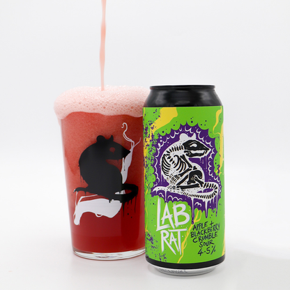 LAB RAT 4.5% APPLE + BLACKBERRY CRUMBLE SOUR (1x440ml)