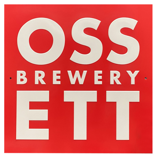 OSSETT BREWERY METAL BAR SIGN