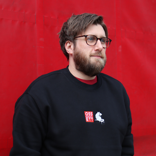 OSSETT x RAT CREW NECK SWEATSHIRT
