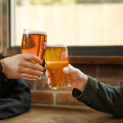 OSSETT TULIP PINT GLASS