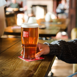 OSSETT TULIP PINT GLASS