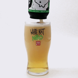 WHITE RAT NITRO PINT GLASS